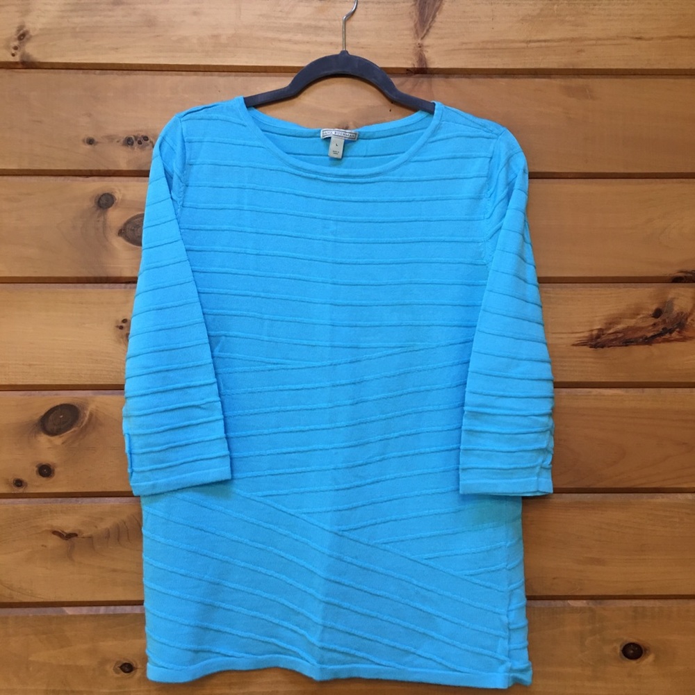 Blue Dana Buchman Top